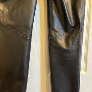 Ladies leather pants